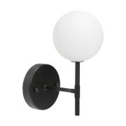 PR Home Sigma S LED-Wandleuchte 1-flg schwarz/opal