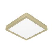 LED-Anbaupanel Fueva 5 IP20 830 messing 21x21cm