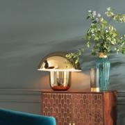 KARE Mushroom - Tischlampe in Pilzform, gold