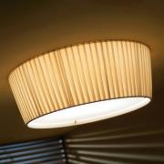 Bover Plafonet 43 - Stoff-Deckenlampe, Band creme