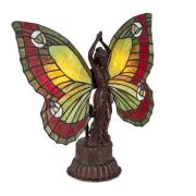 Tischlampe 5LL-6085 Schmetterling im Tiffany-Stil