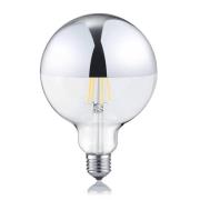 LED-Lampe E27 G125 7W 2.700K dimmbar Spiegelkopf