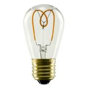 SEGULA LED-Rustikalampe Mini E27 3.2W 2.200K klar