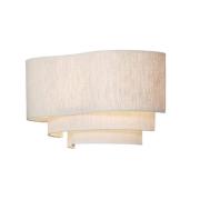 MARKET SET Pebble Textil-Wandlampe, creme