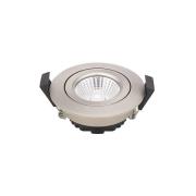 LED-Deckeneinbauspot Diled, Ø 8,5 cm, 6 W, 3.000 K, stahl