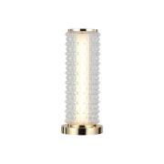 LED-Tischlampe Irma, goldfarben/klar