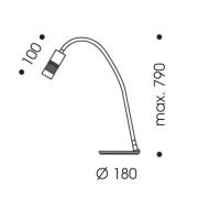 OLIGO A little bit colour Tischlampe schwarz/schwa