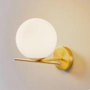 Wandleuchte Jugen, gold, einflammig