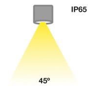 SLC MiniOne Fixed LED-Downlight IP65 schwarz 930