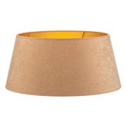 Lampenschirm Cone Höhe 25,5 cm, beige/gold