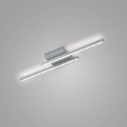LED-Deckenleuchte Nuri up/down 2-flammig nickel