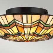 Deckenlampe Alcott im Tiffany-Design