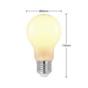 LED-Lampe E27 6W 2.700K dimmbar, opal