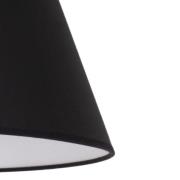 Lampenschirm Sofia Höhe 31 cm, schwarz/weiß
