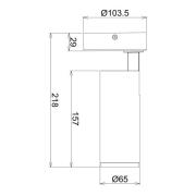 LED-Deckenstrahler Lucea, justierbar, 10 W weiß