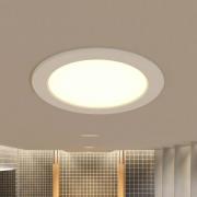 Prios LED-Einbaulampe Rida, 22,5cm, 25W, 10er, CCT, dimmbar