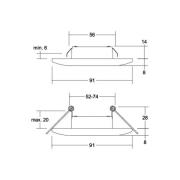 BRUMBERG Adapt LED-Einbaudownlight, schwarz matt