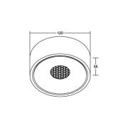 BRUMBERG Indy LED-Deckenanbauleuchte, RC, weiß