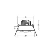 BRUMBERG BB18 dim2wam RC Anschlussbox hellgold