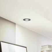 Arcchio LED-Downlight Eliar rund schwarz CCT schwenkbar