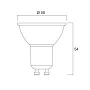 Sylvania LED-Reflektor GU10 2,2W 4.000K 350 lm dim