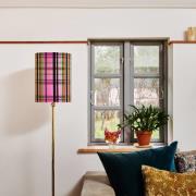 EBB & FLOW Barre XL Stehlampe gold/Chennai fuschia