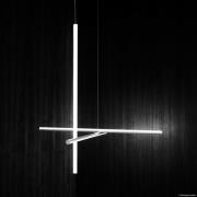 FLOS Coordinates C1 LED-Deckenleuchte, argent moon