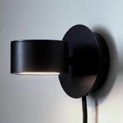 LED-Wandleuchte Clyde mit Stecker und Dimmer