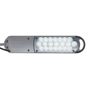 LED-Tischleuchte MAULatlantic, silber, Höhe 41 cm, Standfuß