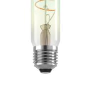 LED-Lampe E27 4W T30 2000K Filament irisierend dim