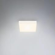 LED-Deckenleuchte Flame, 15,7 x 15,7 cm, weiß