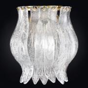 Wandleuchte Petali mit Muranoglas 19 cm