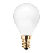 SEGULA LED-Tropfenlampe 24V DC E14 3W 922 opal dimm