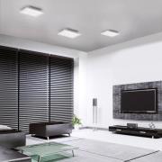 LED-Deckenleuchte LOLAsmart Flat, 30 x 30 cm