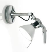 Luceplan Fortebraccio Wandspot Ø 11 cm, aluminium