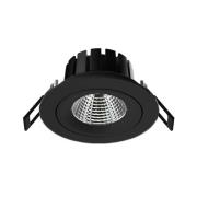 SLC DL04 LED-Einbauleuchte schwarz 2.700 K