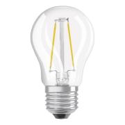 OSRAM LED-Lampe E27 2,8W dimmbar warmweiß klar