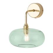 EBB & FLOW Horizon Arm-Wandlampe gold/grün Ø 21 cm