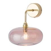 EBB & FLOW Horizon Arm-Wandlampe gold/rosa Ø 21 cm