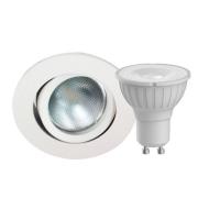 Megatron DecoclicSet LED-Einbauring GU10 4,2W weiß