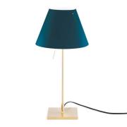Luceplan Costanzina Tischlampe messing petrolblau