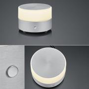 BANKAMP Button LED-Tischlampe Höhe 11cm alu