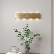 Quitani LED-Wandleuchte Maja, gold antik, Breite 54 cm