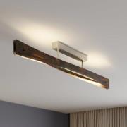 Quitani LED-Deckenlampe Lian, gold oxidiert