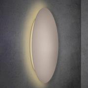 Escale Blade LED-Wandleuchte, taupe, Ø 95 cm