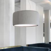 Luceplan Silenzio LED-Pendelleuchte grau Ø 90cm