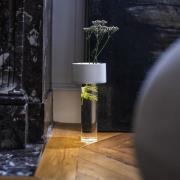 Foscarini LED-Akku-Tischleuchte Fleur, weiß