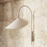 ferm LIVING Wandleuchte Arum Swivel, beige, 47 cm, Stecker