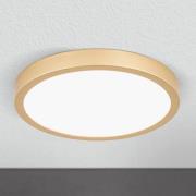 LED-Deckenleuchte Vika, rund, gold matt, Ø 23cm