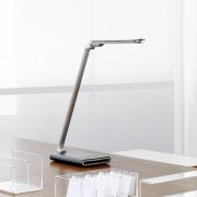 LED-Schreibtischlampe MAULpure, anthrazit 47 cm dim USB-Port